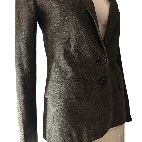 French Connection Gray Tailored Blazer with Notched Lapels - Picture 2 of 6